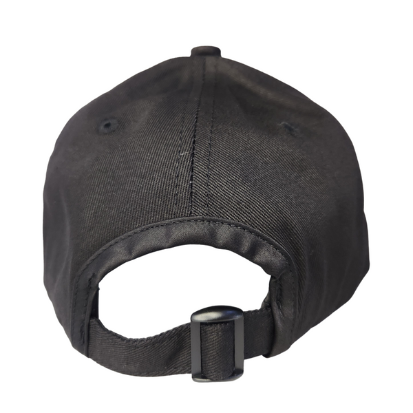 Black Satin Classic Cap (No Ponytail)