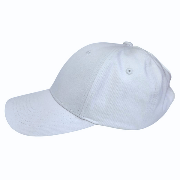 White Satin Ponytail Cap